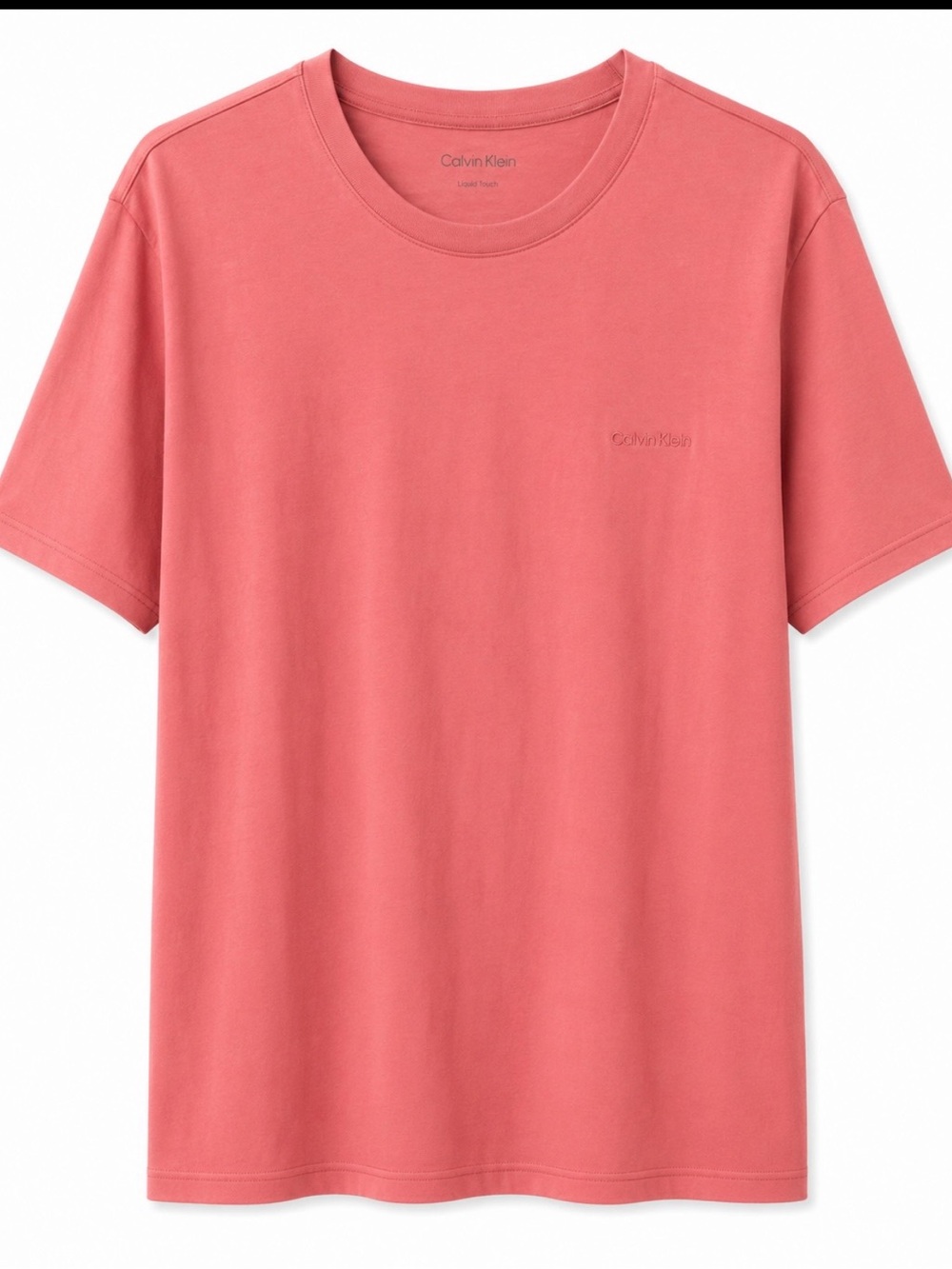 Calvin Klein Men’s Short-Sleeve Crew T-Shirt in Dusty Rose